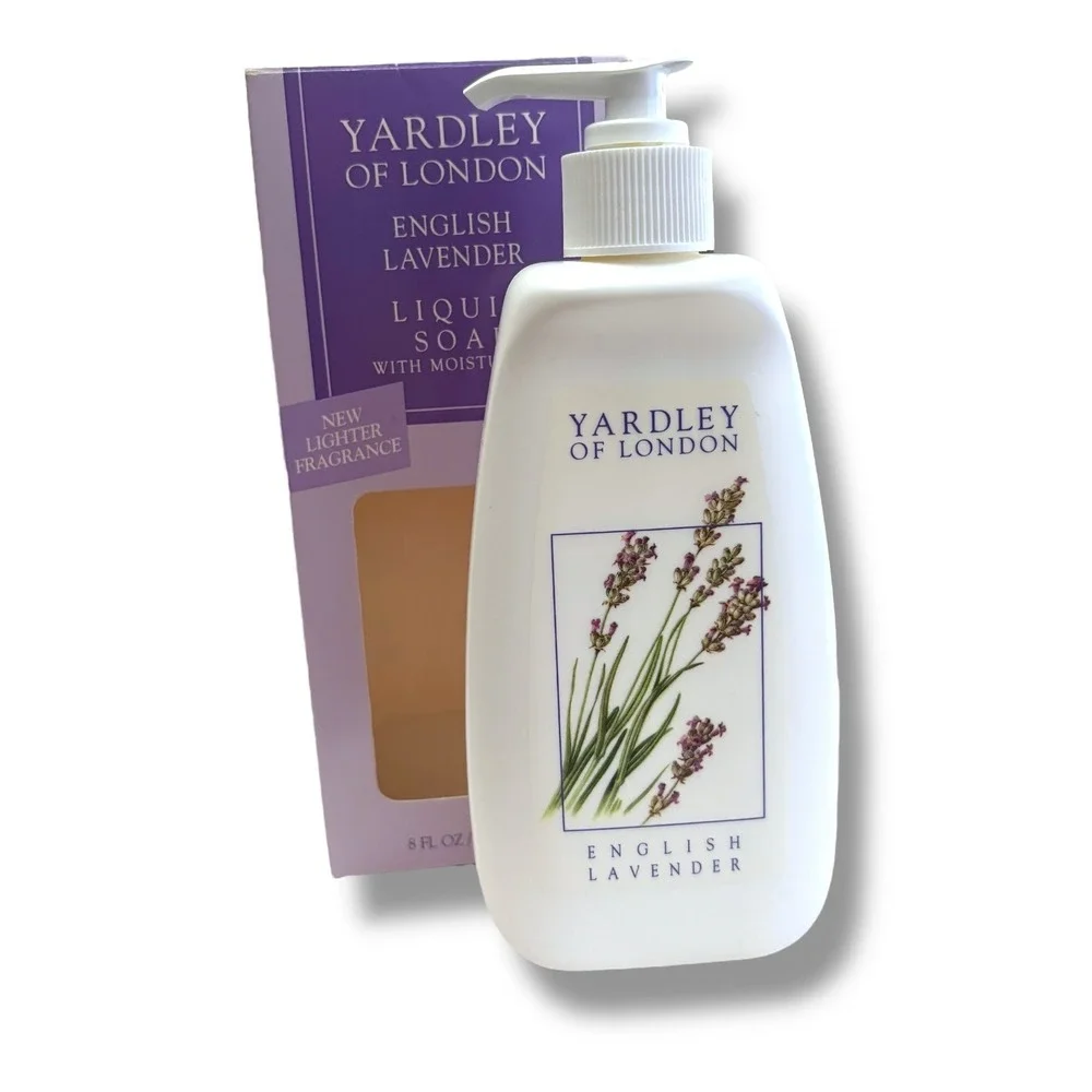 Yardley of London English Lavender Liquid Soap with Moisturizer Vintage NOS‎